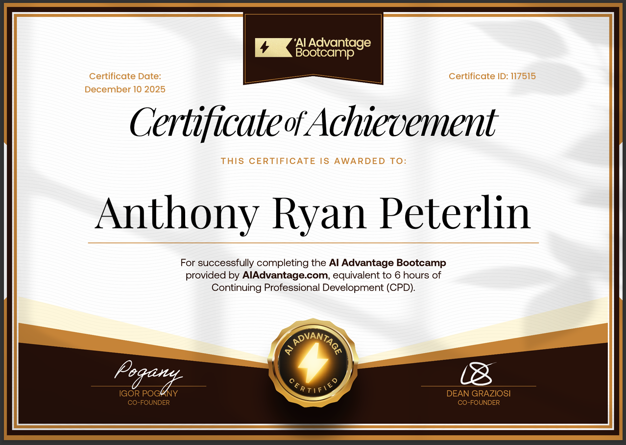 AI Advantage Bootcamp